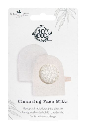 Gants nettoyants pour le visage So Eco 1