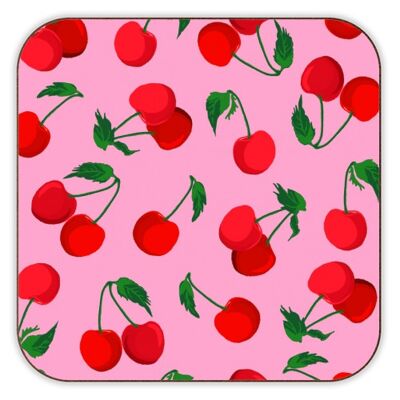 Coasters 'CHERRY' by PEARL & CLOVER