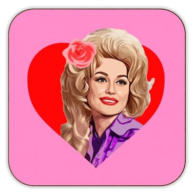Coasters 'Dolly in Red Heart'