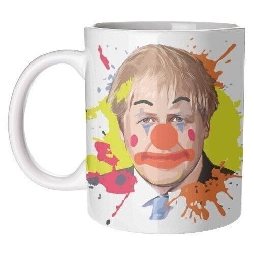 Mugs 'Boris The Clown' by DOLLY WOLFE