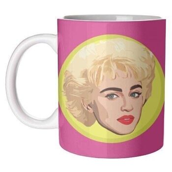 Mugs 'Madonna on Purple' par DOLLY WOLFE