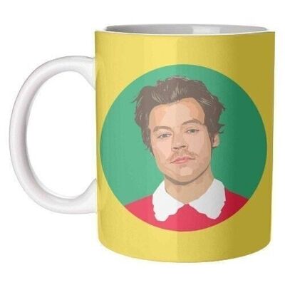 TAZAS HARRY STYLES AMARILLA DE DOLLY WOLF