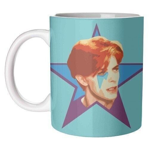 MUGS, STARMAN - TURQUOISE BY DOLLY WOLF