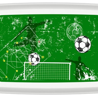 Lunchbox mit Druck Fußball 12x18x5cm