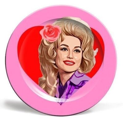 Plates 'Dolly in Red Heart'_6 Inch