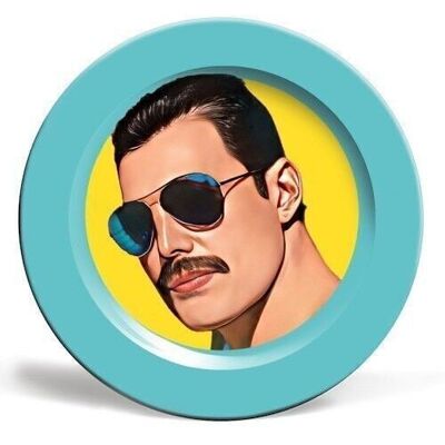 Assiettes 'FREDDIE - TEAL' par DOLLY WOLFE_10 Pouces