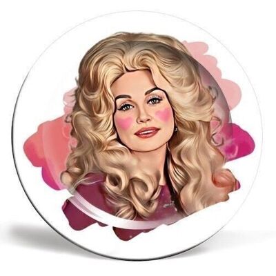 Plates 'I HEART DOLLY' by DOLLY WOLFE_8 Inch