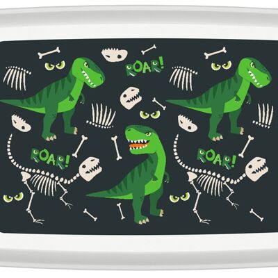 Lunchbox mit Druck Dino 12x18x5cm