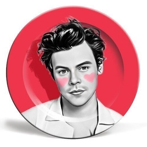Plates 'I HEART HARRY' by DOLLY WOLFE_10 Inch