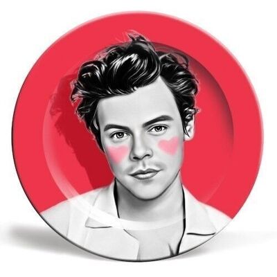 Plates 'I HEART HARRY' by DOLLY WOLFE_8 Inch