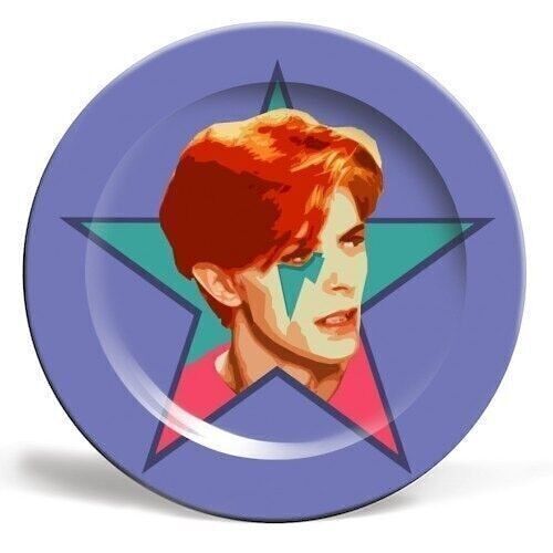 PLATES, STARMAN - MAUVE BY DOLLY WOLF_10 Inch
