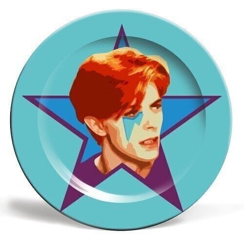 PLATES, STARMAN - TURQUOISE BY DOLLY WOLF_10 Inch