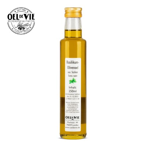 Basilikum-Olivenöl - 1000 ml