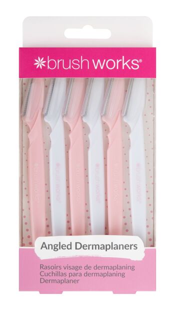 Brushworks Dermaplaners angulaires (lot de 6) 1