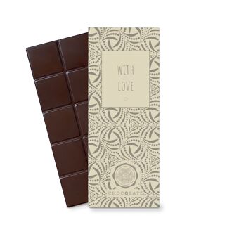 "Avec amour" CHOCQLATE chocolat bio 50% cacao 4