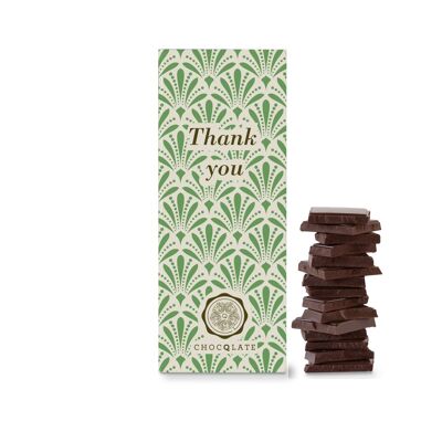 "Thank you" CHOCQLATE organic chocolate 50% cacao