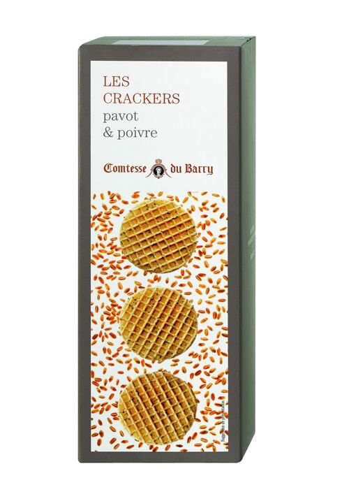 Crackers au pavot et poivre 95g