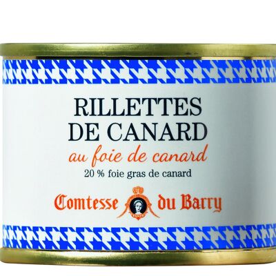 Duck rillettes with duck foie gras 20% 70g