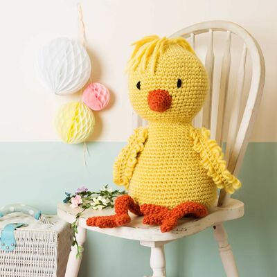 Giant Hugo The Easter Chick Crochet Kit