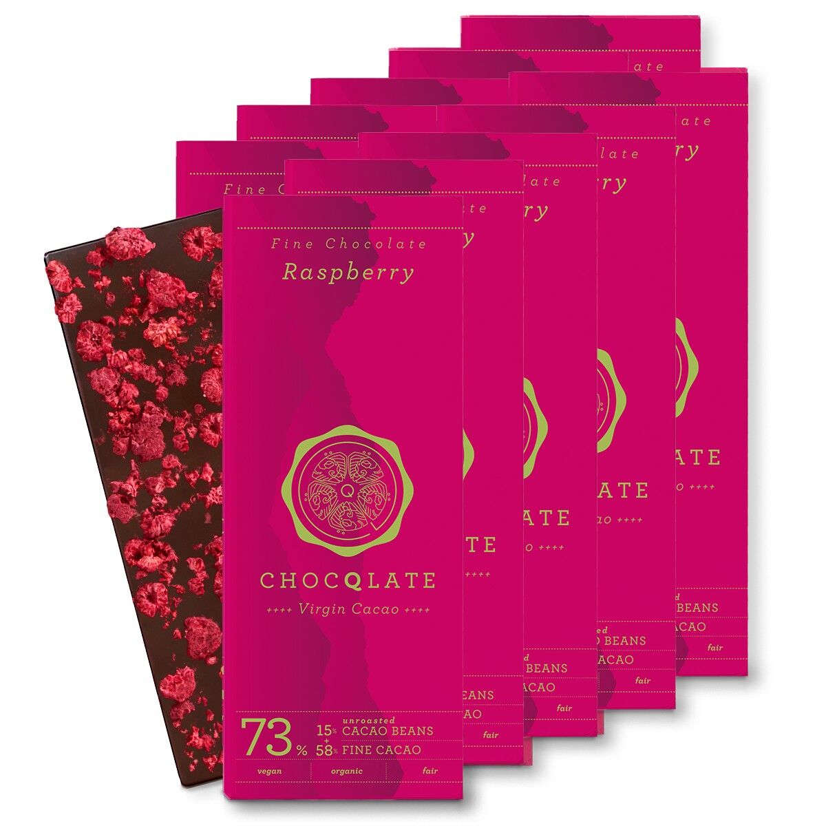 CHOCQLATE au chocolat BIO FRAMBOISE - anglais