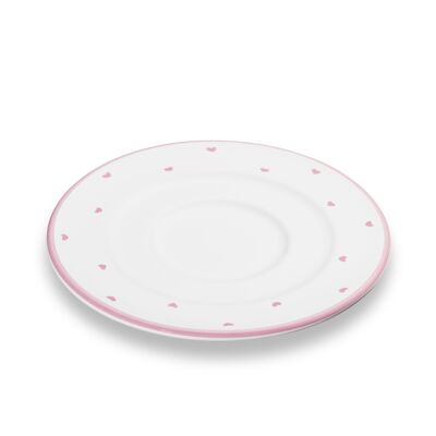 Herzerl Rosa, Unterteller Kaffee Gourmet (Ø 16cm)