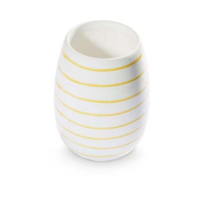 Gelbgeflammt, Vase (H: 15cm)