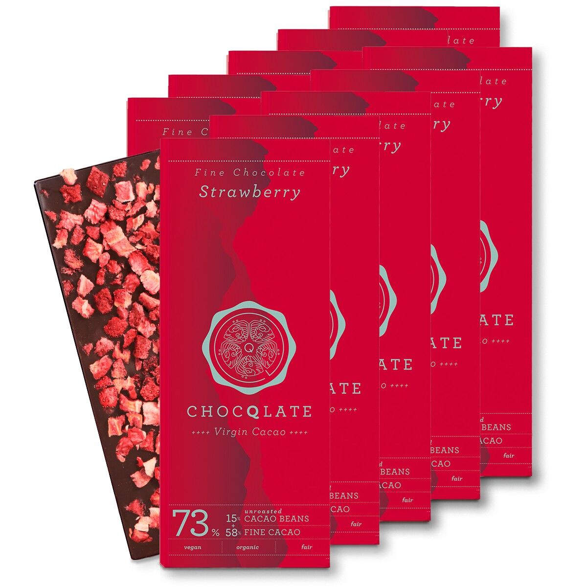 CHOCQLATE au chocolat BIO FRAISE - anglais