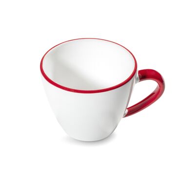 Rubinroter Rand, Kaffeetasse Gourmet (0,2L)