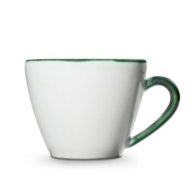 Grüner Rand, Cappuccino Tasse (0,16L)