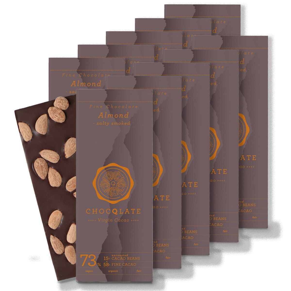 CHOCQLATE AU CHOCOLAT BIO AMANDES - français