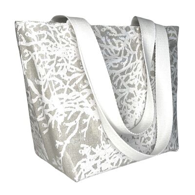 Nomadic insulated bag, “Caledonia” white