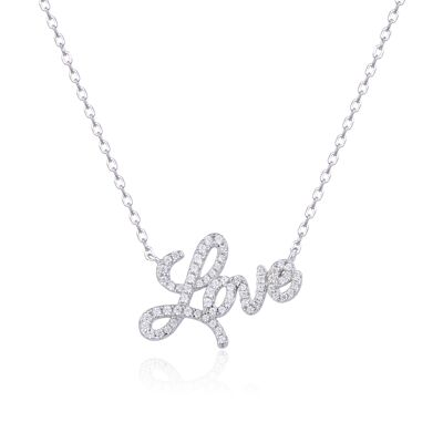 Love Necklace - White