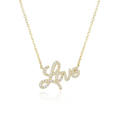 Love Necklace - Yellow