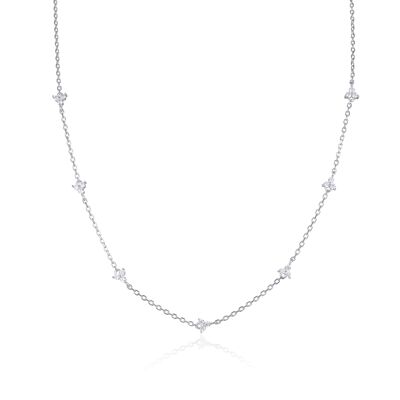 Trio Necklace - White