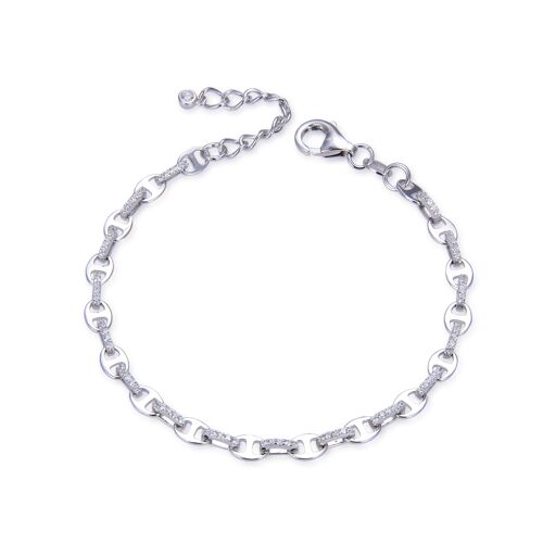 Bracelet Grains de Café - Blanc