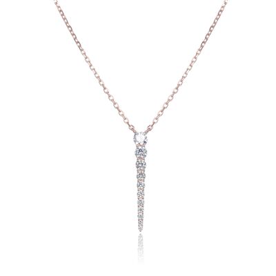 Collier Stalactite - Rose