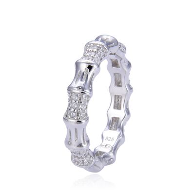 Bamboo Ring - White - 6