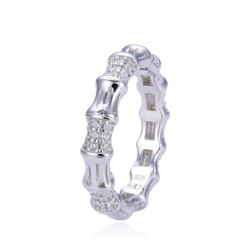 Bague Bambou - Blanc - 8