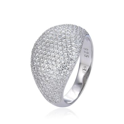 Anillo Pavé S - Blanco - 6