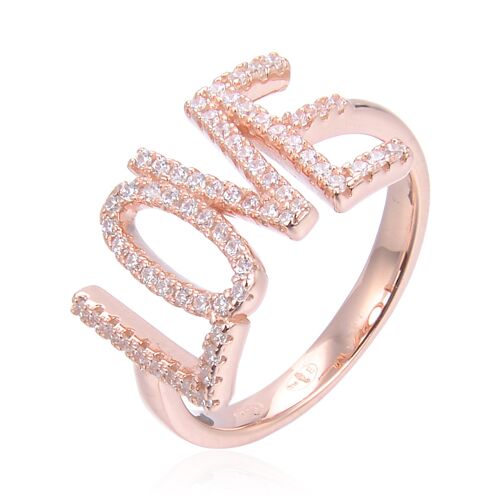 Bague LOVE - Rose - 9