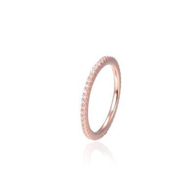 Thin Alliance Ring - Pink - 6