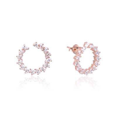 Tourbillon S Earrings - Pink