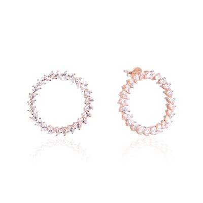 Tourbillon M Earring - Pink