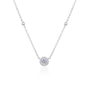 Collier rond S - Rose