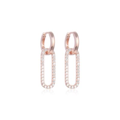 Link earrings - Pink