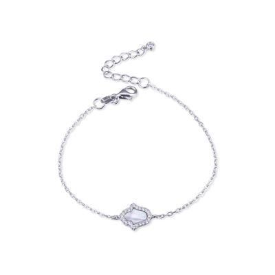 Bracelet main nacre - Blanc