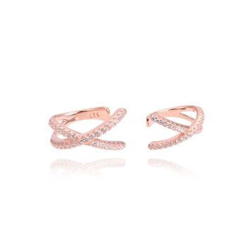 Clips d'oreille X - Rose