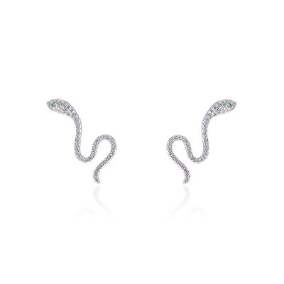 Ear lobe snake - White