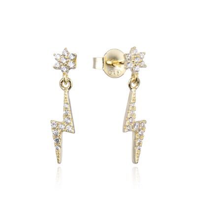 Drop earrings - Yellow