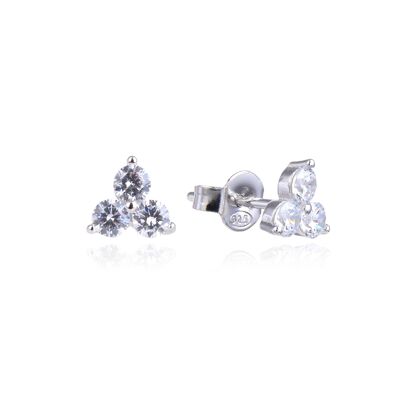 Earrings Trio L - White